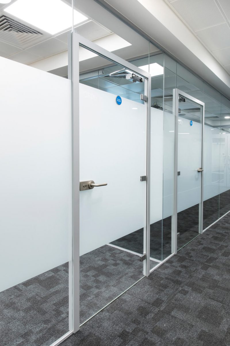 frameless glass entry doors commercial
