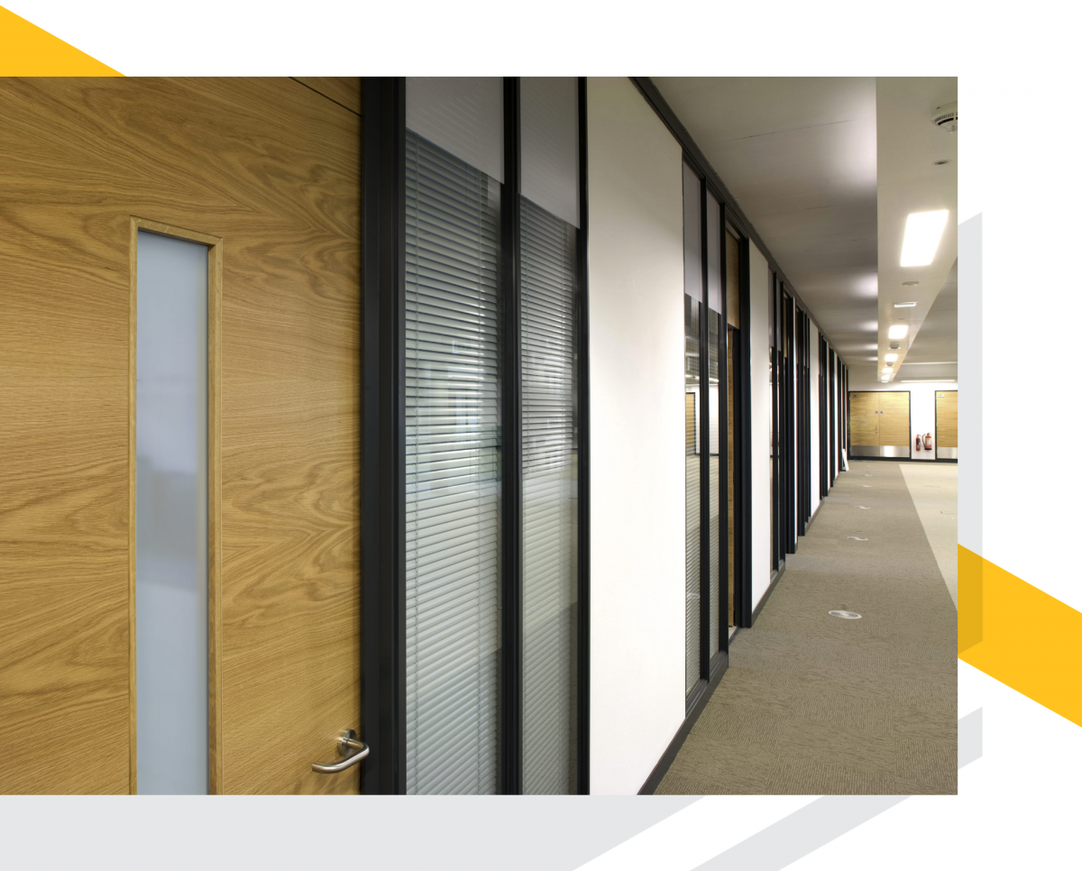 Framed Glass Partitions Solid Framed Partitions Komfort