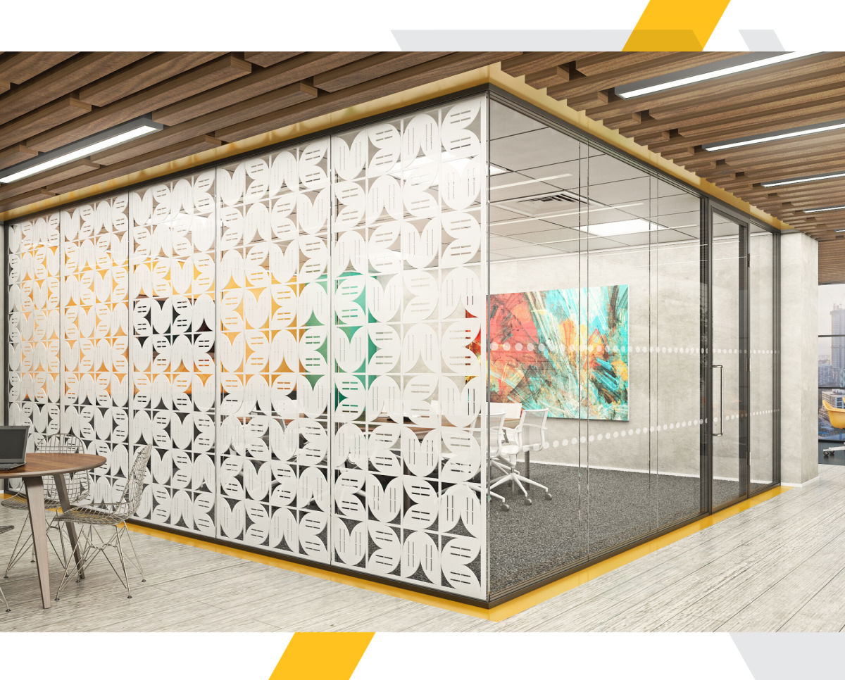 Glass Wall Partitioning Komfort