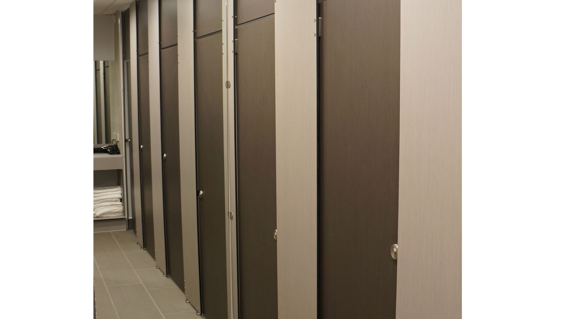 Premier Full Height washrooms